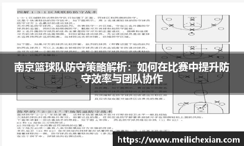 南京篮球队防守策略解析：如何在比赛中提升防守效率与团队协作